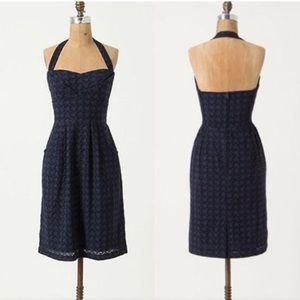 Girls from Savoy Eyelet Branch Halter Dress Sleeveless
Cotton A Line